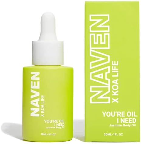 KOA LIFE NAVEN x You're Oil I Need - Anti-Aging Jasmine Body Oil | For Radiant, Glowing and Even Skin Tone | Vegan, Cruelty and Chemical Free