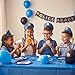 Black & Blue Cardstock Police Hats – 12 Pc. Deputy-Style Party Hats with Touch Fastener (24