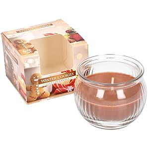 KOTARBAU® Duftkerze Duftkerze im Glas Brenndauer bis zu 28 Stunden Geschenke mit Angenehmer Duft Aromatherapie Dekorations-Kerzen Winter Cookies