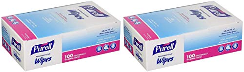 FVAGJFXA 9022 Sanitizing Hand Wipes, Individually Wrapped, Pack of 2