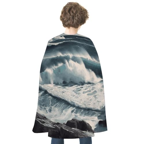 Cape imprimée Wild Seas adulte idée cadeau originale pour fan de cosplay et fête