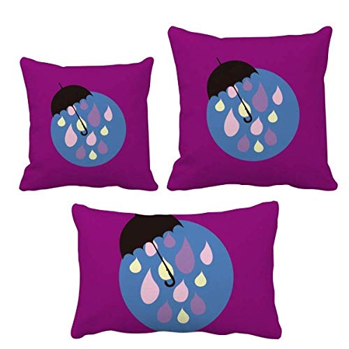 Coussin nuage de pluie goutte-a-goutte ensemble avec insert sofa - 2