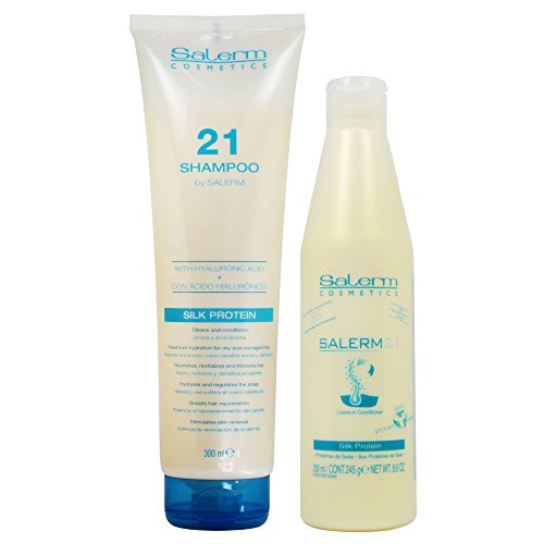 Salerm 21 Silk Protein Shampoo & Leave-In Conditioner (Bottle) #TOP15