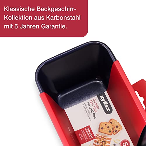 Foto von Zyliss Brotbackform 1.5L, Antihaftbeschichtung, Carbonstahl, Dunkelblau, Ideal Zum Brot Backen, Braten & Kochen, Spülmaschinenfest