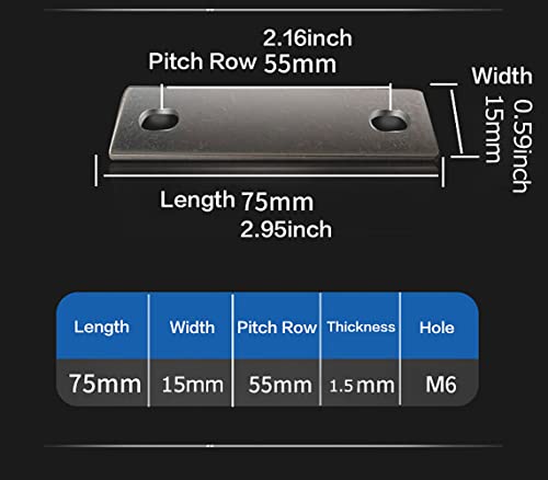 Image of Bus Bars Connector Red Copper Nickel Plate Pitch Row 55mm Lifepo4 Cell Lithium battery Busbar