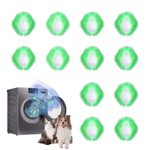 Bolas Atrapapelos Mascota para Lavadora (12 uds)