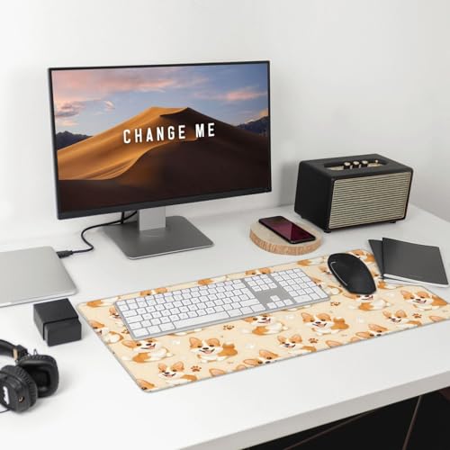 Sous-main de bureau avec bords cousus pour protéger et stabiliser - 7