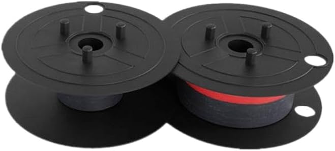 GR24 Universal Twin Spool Calculator Ribbon Label 1197p 11210 for el-1197piii Adding Machine Ribbons (Black/Red)(5 Pcs)