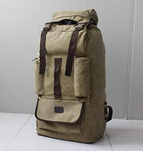 Limit 110 liters Super large code capacity canvas Shoulder travel Big backpack Baggage long haul extra large outdoor Mountaineering backpack