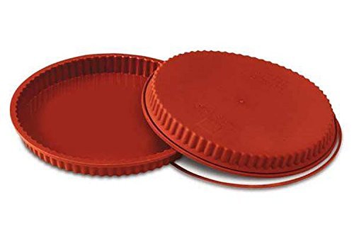 Silikomart SFT426/C Silicone Classic Collection Flan/Tart Pan, 10.25-Inch