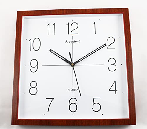Image of Vishanthfashion - President Quartz Designer Square Wallclock for Home /Kitchen /Living Room /Bedroom /Office