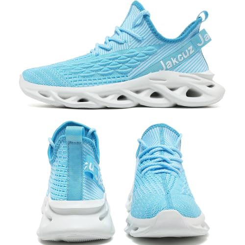 Image of Jakcuz Plus Size Men's Lightweight Walking Shoes Mesh Fish Scale Pattern Fashion Sneakers