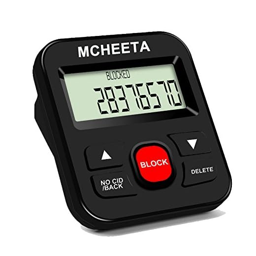Call Blocker, MCHEETA Premium Phone Call Blocker Landline Device, Simply Block All Unwanted Calls, Robocalls, Incoming Calls and Nuisance Calls by Pressing One Button
