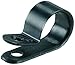 Panduit CCS19-S8-C Fixed Diameter Cable Clamp, Nylon 6.6, Natural, #8 Screw Mounting Method, 0.43