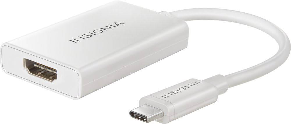 Amazon.com: Insignia USB Type-C-to-HDMI Adapter - White
