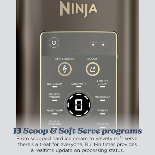 Image of Ninja Creami Scoop & Swirl 13-in-1 Ice Cream and Soft Serve Maker, NC701BR