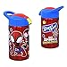 Produktbild Zak Designs Spidey and Friends Edelstahl-Wasserflasche für Kinder  Spider-Man isoliert mit Druckknopf-Auslauf, perfekt für Schultage und Ausflüge, 450 ml