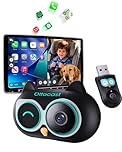 OTTOCAST Cabin Care Car Adapter with Baby Car Camera, Wireless CarPlay Display on CarScreen 2026, Plug-and-Play 1080P HD Rear Seat Baby Monitor, Split Screen Navigation, for Parents & Pet Owners