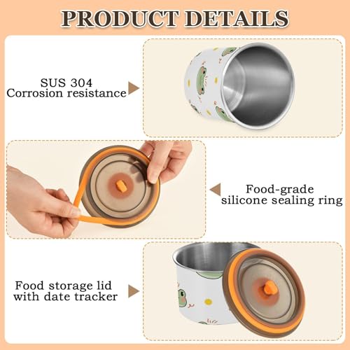 Contenedor Hermético de Acero Inoxidable 900ml DOMIKING miniatura 4