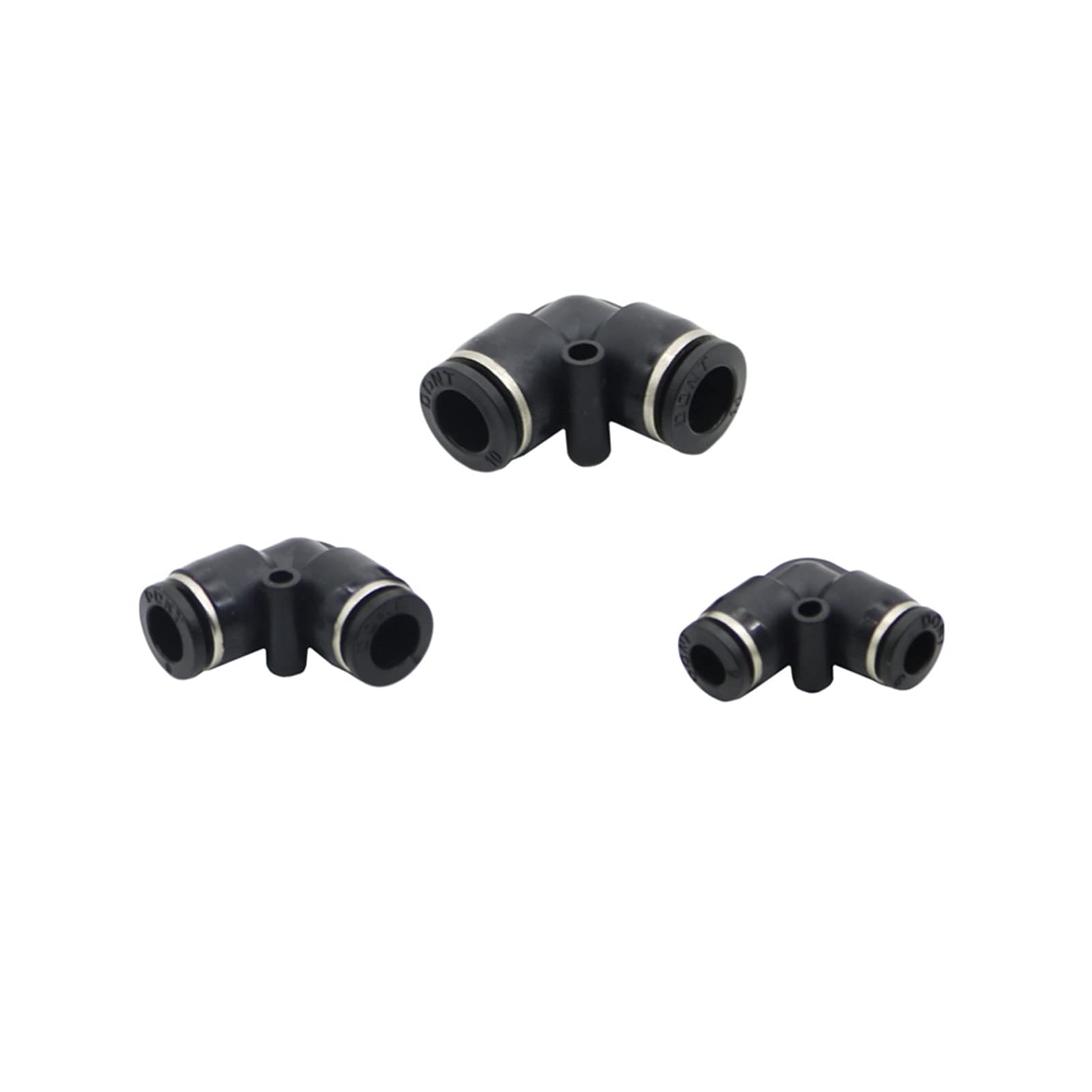Rmzjovhow One Color Drip Irrigation Fittings Spray Water Connection 6Mm 8Mm 10Mm Elbow Joint Pvc Right Angle 20 Pieces Of Pneumatic Pipe Joint Plumbing Fittings
