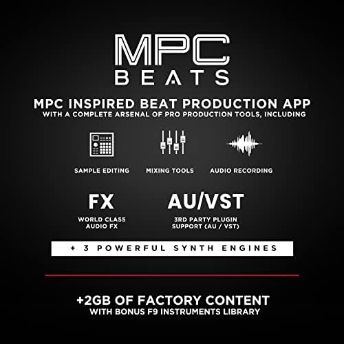 M-Audio Keystation Mini 32 MK3  przenośna klawiatura sterująca MIDI USB do produkcji muzyki w podróży z MPC Beats