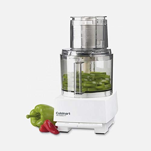 Cuisinart Cup Pro Custom 11 Food Processor With 625 Watt Motor And Extra Large Feed Tube Allows For Whole Fruit And Vegetables, Additional Accessories Included For Even More Versatility, White #TOP1