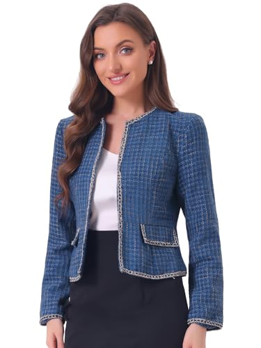 Blazer à carreaux Allegra K la veste ouverte idéale contre la mi-saison