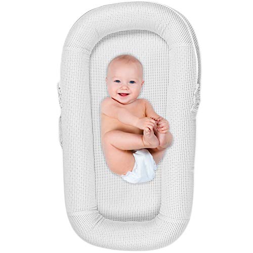 Buy CubbyCove Classic â The Truly Breathable Baby Lounger | Portable Nest w/Canopy | Super Soft fo...