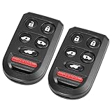 X AUTOHAUX 2pcs 313.8MHz Replacement Keyless Entry Remote Car Key Fob for Honda Odyssey 2005 2006 2007 2008 2009 2010 OUCG8D-399H-A 72147-SHJ-X61 6 Key Button