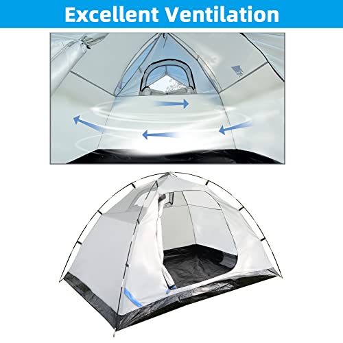 Geertop Portable 2 Person Tent For Camping Outdoor Dome Tent With Removable Rain Fly For Backpacking Hiking Camp Travel - Easy Setup #TOP4