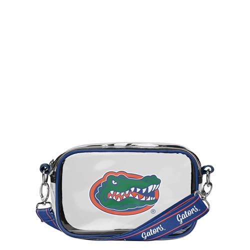 FOCO Florida Gators NCAA Team Stripe Clear Crossbody Bag