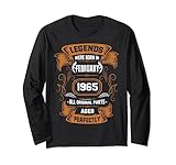 Photo Gallery le leggende sono nate nel febbraio 1965 regalo di compleanno maglia a manica Photo Gallery le leggende sono nate nel febbraio 1965 regalo di compleanno maglia a manica