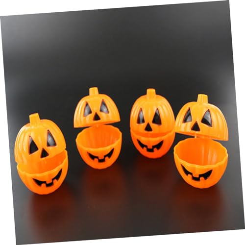 Amosfun Presentes Infantis Porta-Doces De Abóbora Balde De Doces De Halloween Tema De Halloween Doce