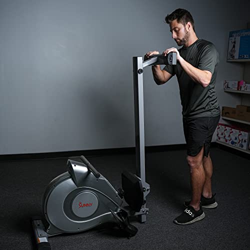 Sunny Health & Fitness Rowing Machine Rower with LCD Monitor