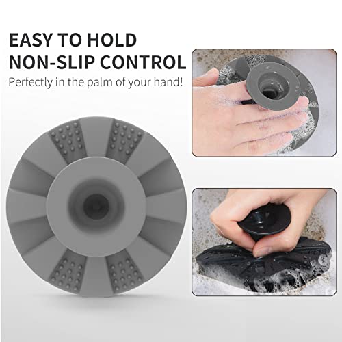 BEAUTAIL Silicone Body Scrubber Shower Bath Cleansing Brush Gentle Exfoliating Scrub Loofah for Women Men Baby Sensitive Skin Easy to Clean - Image 4