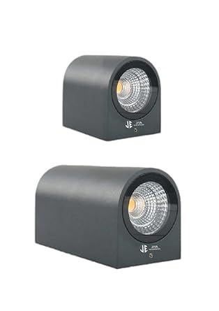 Jiya Enterprises LED K - Light Single Wall Light | 85_265V Scratch Resistant 5W Hallway Lamp Cylindrical Rustproof Aluminum Case with Connection Wire for Indoor and Outdoor White Light