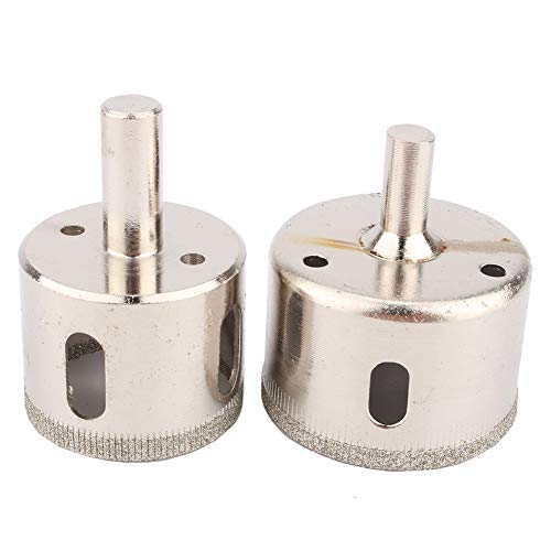 Juego de 2 brocas de 38mm y 45mm para cerámica y mármol miniatura 1