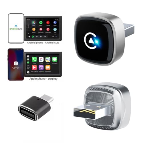 Wireless CarPlay Adapter, 2-in-1 Mini CarPlay Wireless Adapter Plug & Play - Image 3