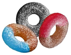 Tyrkisk Peber Hot Rings Fiery Nordic Salmiak Candy - Hot & Salty Licorice 8oz - 1/2 lbs - 227g