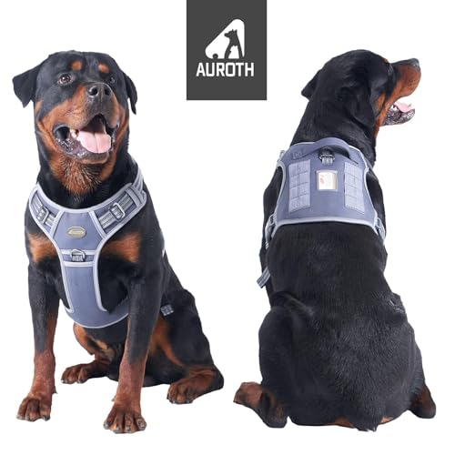 Image of AUROTH Dog Harness for Large Dogs, No Pull Tactical Dog Vest Heavy Duty