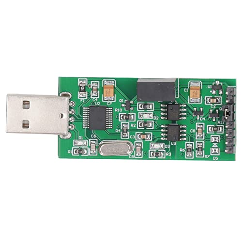 Power Supply Isolated Module High Speed USB to TTL Serial Port Optocoupler Isolated TTL Output Module 3.3V 5V for Industrial Automation and Measurement Equipment