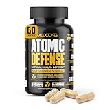 Alex Jones Naturals Atomic Defense – Natural Health Defense Formula - Organic Seamoss Capsules w/Cumin Extract, Turmeric & Honey Powder – Plant-Based Herbal Supplements for Immune Support – 60 Count