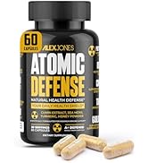 Alex Jones Naturals Atomic Defense – Natural Health Defense Formula - Organic Seamoss Capsules w/...