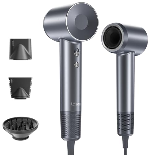 Laifen Swift Special Hair Dryer High Speed 200M Ionic Blow Dryer with 110 000 RPM Brushless Motor for Fast Drying Hairdryer with Magnetic Nozzles Low Noise Hairdryer for Women & Men Lightweight