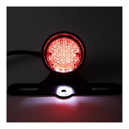 Feu stop arrière LED rouge 12V avec support pour Choppers