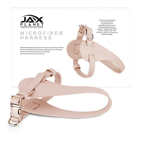 Fashionable Microfiber Leather Dog Harness -[X903] Escape Proof Dog Harness Easy On Easy Off Soft Waterproof Dog Harness With Luxury Durable Golden Hardware Puppy Harness For Litter Small,Middle Dogs #TOP2