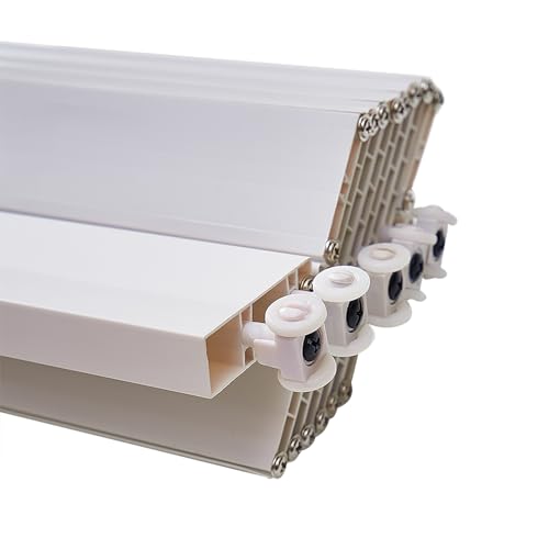 Image of Home White 36inx80in Accordion Closet Doors Interior,PVC Sliding Bifold Doors,Retractable Folding Door for Indoor,Doorway (White,36in*80in)