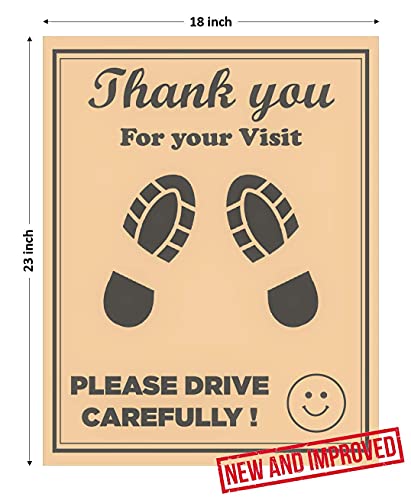 Image of Carfrill Disposable Car Paper Foot Mats Pack of 100 | Large Universal Size Brown Floor Protection Sheets | Car Interior Foot Mat Covers for Garage, Service & Cleaning Use