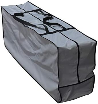 acoveritt Outdoor Rectangular Cushion/Cover Storage Bag, Protective Zippered Storage Bags with Handles, 50''L x 13''W x 20''H