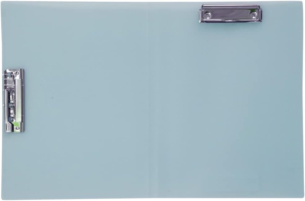 Nakabayashi CH-6011B Super Genius Kun File 2 A4 Clipboard Binder, Blue